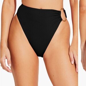 Vitamin A NEW Lolita ring high waisted bikini bottom Size Large
